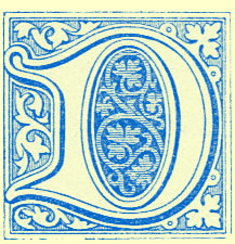 manuscript letter D