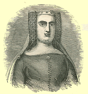 The face from the effigy of Philippa