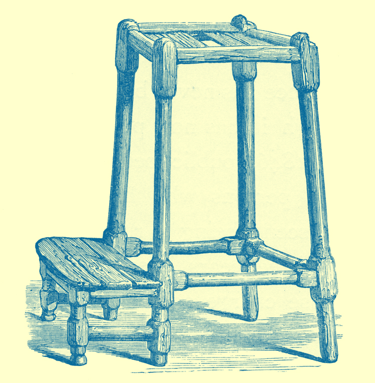 An Engraving of a Repentance Stool.