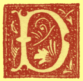 manuscript letter D